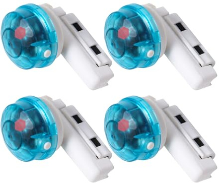 MiOYOOW Angel Bissalarm Anzeige, Nacht Fisch Stange Bissalarm, Empfindlicher Angelclip Bissalarm, Tonalarmglocke, Clip on Angelrute Spitzen Alarmlicht mit Ton und LED Anzeige für Fischer