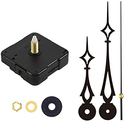 Huaqgu Uhrwerk,Uhrwerk mit hohem Drehmoment,20-mm-Welle,mit Langen Spatenzeigern für DIY-Uhr-Quarz-Uhrwerk-Mechanismus-Ersatz