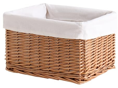 Handgefertigter Weidenkorb – Vielseitiger Aufbewahrungskorb aus natürlicher Weide, robust und dekorativ, ideal für Haushalt, Spielzeug und Dekor