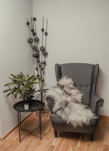 Tannery Sheepskin Schaffell Natürliche Grau isländische Teppiche, Amazing Schaffell, Schafsleder, Schafsleder Bereich, Teppiche, Teppich, Teppiche Lange Wolle (ca. 90cm)