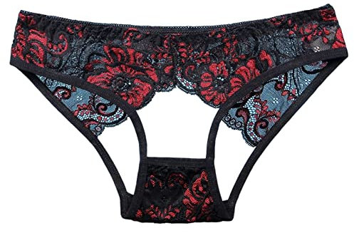 SRZYMJ Unterwäsche Frauen Set BH Und Slip Rot Stretch Baumwolle Unterhosen Nahtlos Mit Bein Mit Einlage Panties Unterwäsche Panties & Hipsters Taillenslip Nahtlos Bauchweg Tangas Slips Strings