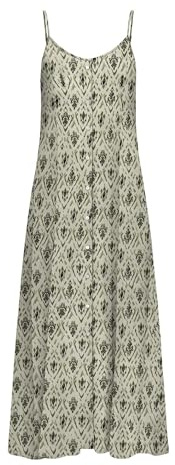 ONLY Onlnova Life Vis Gigi Long Dress AOP, Gevär grön, L