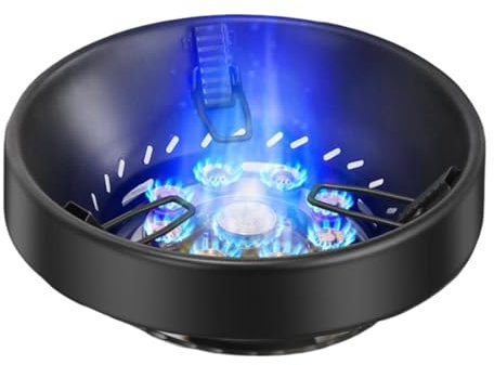 Windschutz für Campingkocher - Wilde Campingausrüstung | Campingküche Ausrüstung | Camping Windschutzscheibe | Windschutz Isolierschutz für Energiesparofen | Abdeckung