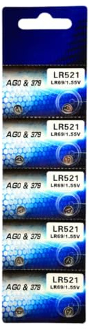 HINAYOSAN Lot de 10 piles bouton alcalines AG0/LR521 AG1/LR621 AG3/LR41 AG4/LR626 AG13/LR144 AG10 1,55 V pour appareils électroniques