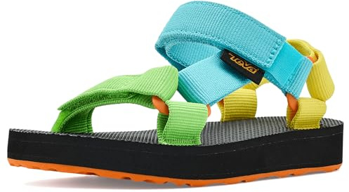 Teva Original Universal Sport Sandal, Neon Multi, 13 US Unisex Little Kid