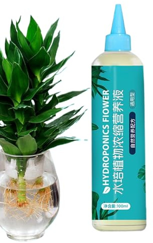 Solución Nutritiva Hidropónica: Fertilizante Líquido Para Plantas Verdes, Bambú, Tulipanes, Verduras, Flores - Fertilizante De Raíz Para Maceta, Corte, Cultivo De Agua - 110 Ml, Crecimiento Continuo,
