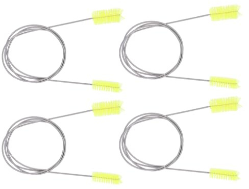 GALPADA 4 Stück Aquarium Reinigungsbürste Teilig Doppelseitige Nylonrohrbürste für Abfluss und Schläuche Flexible Reinigungstools für Wasserrohre und Aquarien Langlebig und
