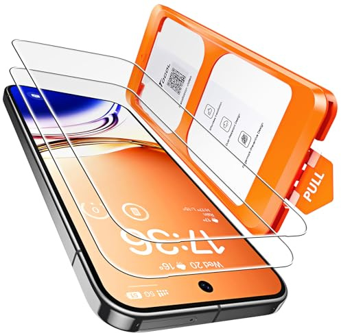 TOCOL Protector Pantalla para Google Pixel 10, Pixel 10 Pro Sin Burbujas