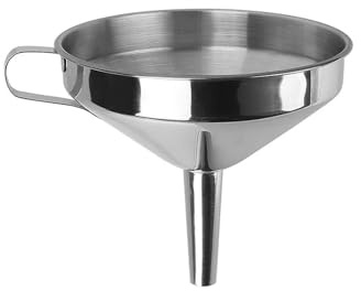 OZLIYY con Filtro Staccabile in Acciaio Inox, Bar, Vino, Birra, Olio, Imbuto, Accessori da Cucina(L-14 CM)