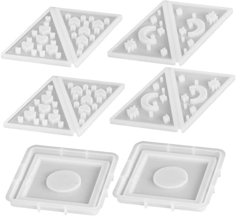 Angoily 2ensembles Moules Pyramidaux Pour Bougies Aromathérapie Moules Silicone Pour Chandeliers Photophores Décoration Intérieure Bricolage