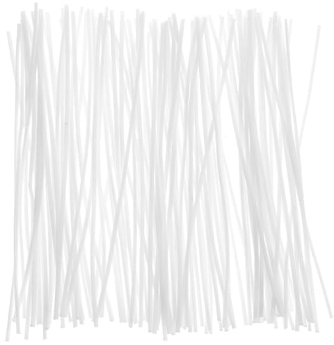 minkissy Mèche pour Bougie sans Support 15.00 cm Coton 100 Pièces Mèches À Couper pour Faire des Bougies Maison Bougie Pilier Cône Soja Et Cire D’Abeille