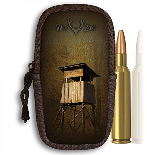 Patronenetui 6 Kugeln mit Wildmotiv, WZ