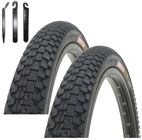 2 x Kenda K-Rad K-905 20 BMX Fahrradreifen in Schwarz 58-406 (20 x 2.35) inkl. maxxi4you Reifenheber