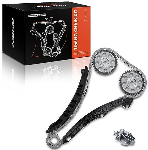 Frankberg 7x Catene di distribuzione Compatibile con Fabia II 542 1.2 12V Polo 6C1 6R1 1.2 Fabia II 542 1.2 Ibiza IV SportCoupé 6J1 6P5 1.2 Fabia II Combi 545 1.2 Replace# 03E109571D,03C109509M