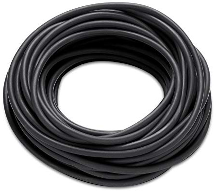 Naturlatex-Gummiband, 1,64 Fuß / 5 m, 6 x 9 mm Gummischlauchschlauch für Schleuderkatapult Elastische Fitness Muskeln Rallye-Übung Rakete Outdoor-Jagd