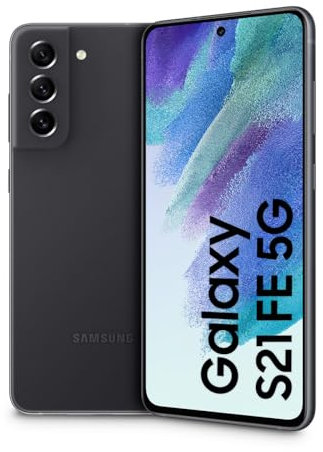 Samsung Galaxy S21 FE 5G Smartphone Android 128GB SIM Free Display 6.4 Dynamic AMOLED 2X, 3 Fotocamere Posteriori, Grigio (Graphite) [Versione Italiana]