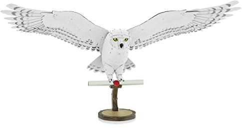 Metal Earth 3D Metallbausatz Harry Potter Schnee Eule Hedwig ab 14 Jahre | Präzise lasergeschnittene Metallteile zum Zusammenstecken ohne Klebstoff. Detailreiche Modelle mit bebilderter Bauanleitung