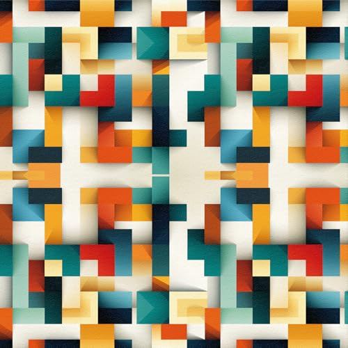 ICYEHAO Ränder självhäftande tapeter, 44 x 300 cm självhäftande tapet geometrisk självhäftande tapet för vardagsrum sovrum