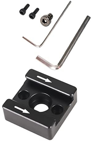 UKCOCO Adattatore Per Attacco Slitta Fredda Adattatore Per Supporto Flash Foro Compatibile Monitor e Accessori Slitta Sostituto Per Montaggio