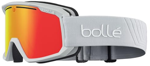bollé - MADDOX, Lightest Grey Matte, Sunrise Cat 2, Medium, Snow Goggles, Unisex, Adult