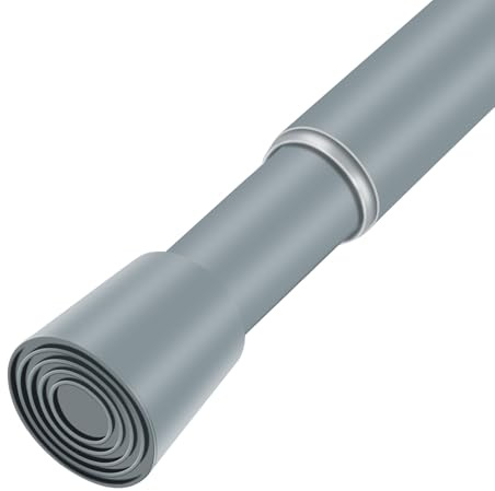 Asta per tenda da doccia regolabile, 71-99 cm, diametro 2,2 cm, antiscivolo, resistente, senza trapano, per finestre, bagno, cucina, armadio, porta, 22TD28-39,5SL