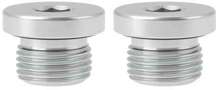 OTOTEC 2X M18x1,5 Ölablassschraube 23127602815 Edelstahl Verschlussschraube Kompatibel mit BMW E81 E82 E87 E87 LCI E88 F20