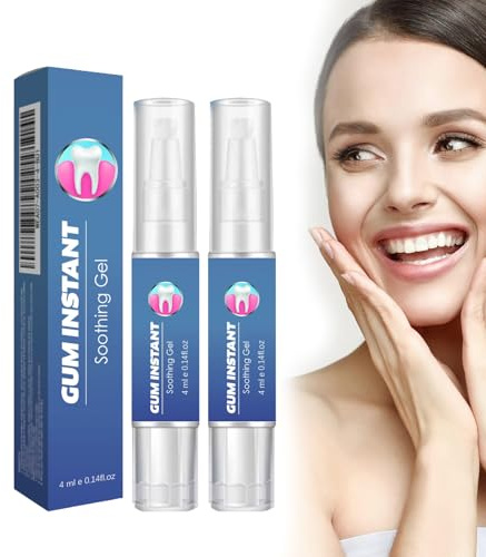 Gel FöR TandköTtsreparation, Tand- Och TandköTtsvåRd Med Whitening Essence-Penna - MunvåRdsgel FöR KäNsliga TäNder Och TandköTt Skyddande Gel, DjuprengöRing Och Frisk AndedräKt (2 PCS)