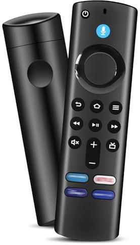 Ersatz Sprachfernbedienung für AMZ F-1re S-t1ck TV(2nd Gen, 3rd Gen, 4K, 4K Max, Lite, HD) Cube (2nd Gen, 3rd Gen),Mit Vier Tastenkombinationen und Bluetooth-Funktionalität (3RD)