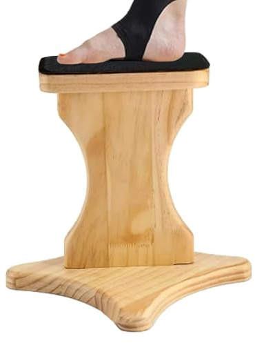 BalanceTrainer aus Massivholz für Cheerleading, Ballett & Yoga – Stabiler Stunt-Trainer für Gleichgewicht & Koordination – Core-Training Podest für Tänzer & Athleten – Rutschfest & Robust