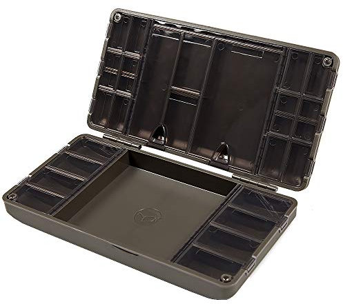 Korda Tacklesafe Box - Tacklebox für Angelzubehör zum Karpfenangeln, Angelbox für Karpfenzubehör & Kleinteile, Kleinteilebox