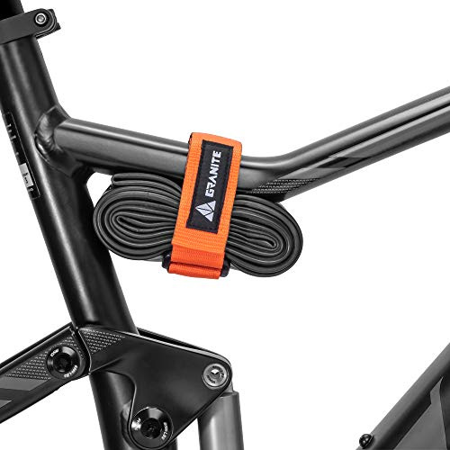 Granite Rockband - Cinghia di trasporto per telaio per camere d'aria e kit di attrezzi per bicicletta, soluzione di archiviazione per attaccare attrezzature aggiuntive alla tua mountain bike