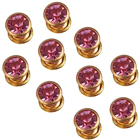 TEHAUX 100piezas Accesorios De Gemas De Colores Diseño Fino Perfectos Para Bricolaje y Joyería Personalizada