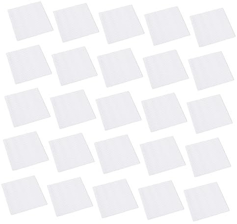 WATIIFUFU 25 Stücke Öl Absorbieren Papier Dichtung Quadrat Pad Für Backen Grill Friteuse Große Sicher Küche Essential