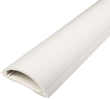Cooalinar Canaline Passacavi da Muro Esterno,Canalina Passacavi Calpestabile,Canalina Passacavi Pavimento,Passacavo A Pavimento,Canaline per Cavi Elettrici,Materiale in PVC,per Uso Esterno