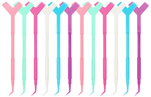 JEWEDECO Strumenti per Laminazione Ciglia Colore Casuale 60 Pezzi in Plastica per Sollevamento e Fissaggio Ciglia, Accessori Pratici per Saloni di Bellezza e Make-up Professionale