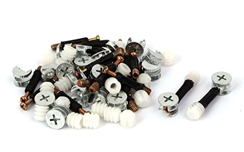 Aexit Meubles bois reliant excentrique Raccord écrou pré-inséré 20 sets 562Y290