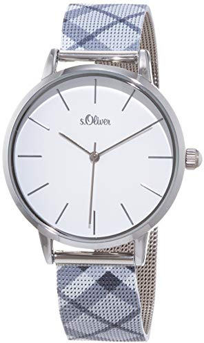 s.Oliver Damen Analog Quarz Uhr