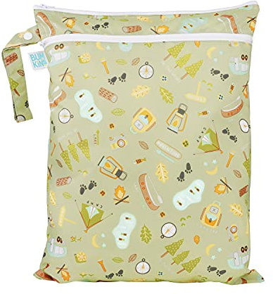 Bumkins Camp Gear Sac étanche et réutilisable pour Voyage, Plage, Piscine, Poussette, Couches, vêtements de Salle de Sport, Maillots de Bain mouillés, Articles de Toilette, 32 x 40 cm