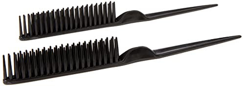 CocoBlack Naturals 3 Row Styling Comb For Detangling, Defining And Separating Curls (Black)