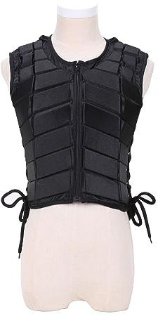 Cyrank Horse Riding Vest,Equestrian Body Protector Chest Circumference 26.8-30.0 inch Unisex Equestrian Protective Vest,Horse Riding Protective Vest Back Protection Gear Equipment for Children