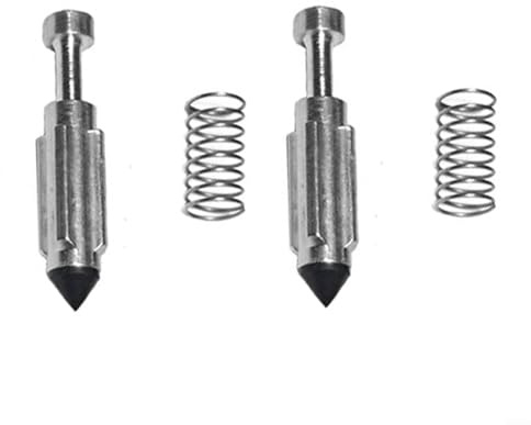 Oniissy Schwimmernadelventil und Feder-Set, Vergaser-Schwimmernadel und Feder, kompatibel mit GX110, für GX120, GX140, für GX160 und GX200 (2 Stück)