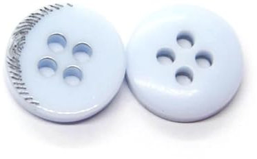 Flache Knöpfe 9-11mm nähen Hemdknöpfe, Blau, 11mm 30pcs