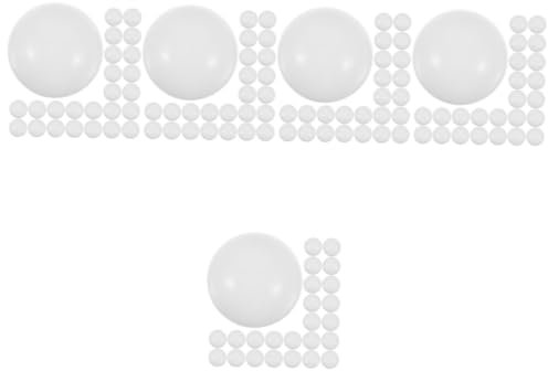 Toyvian 175 STK Lotteriekugel geschäftseröffnung Rafflekugel Kugel Kugeln Trommelbälle zu verlosen Bingo-Zahlenkugeln Spielzeug Kugelstützen aus Kunststoff Aktivitätspartybälle PVC Weiß