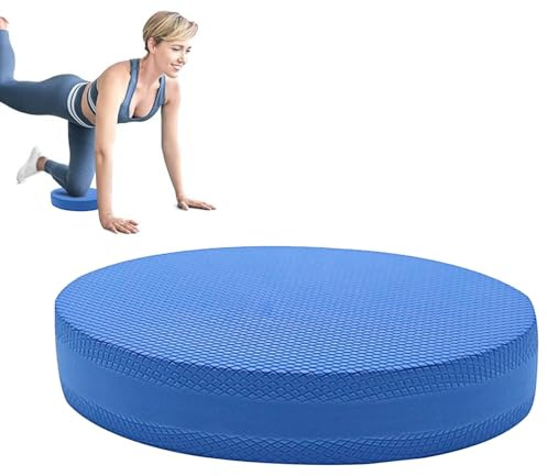 Balance-Kissen für Gleichgewichtstrainer, Kissen für Stabilitätstrainer, Yogamatte mit Stabilitätskissen, rutschfeste und bequeme Schaumstoffmatte
