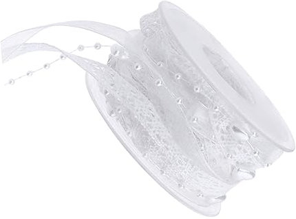 SHINEOFI 5 M Künstliches Verpackungsband Glattes Polyester Zum Basteln Perfekt Für Hochzeitsdekorationen