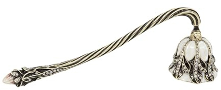 Thewense Kerzenlöscher, Vintage Kerzenlöscher mit langem Griff, dekorativer antiker Metall-Kerzenlöscher als Geschenk für Wohndekoration