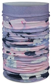 Buff Original EcoStretch barn flickor halsduk, tubformig, multifunktionell, nacke och huvud, löpning, promenader, vandring, hållbar, lätt, en storlek, lila