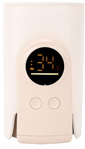 Zerodis Altri Accessori per Utensili da Accessori più Veloci Riscaldamento del Latte per Bambini Scalda Temperatura Costante USB Ricaricabile Ricaricabile Portatile Manica Isolata