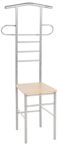 Gecheer Gentleman's Valet Chairs 2 pcs Metal Chair Model60651