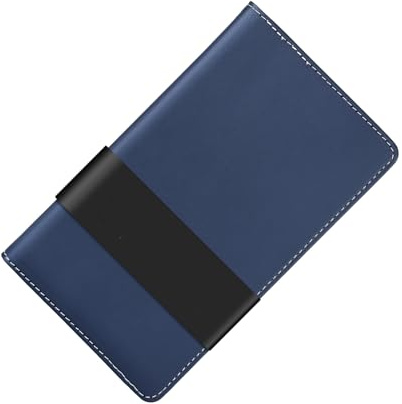 Carpeta de negocios de piel sintética con capacidad para 120 tarjetas, libro organizador para carpeta de uso